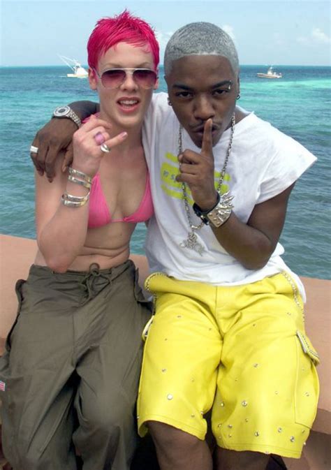 pink and sisqo serving colored hair realness throwback