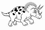 Triceratops Dinosaur Coloring Pages Printable Book Kids Getcolorings Color Popular Sheets Getdrawings sketch template