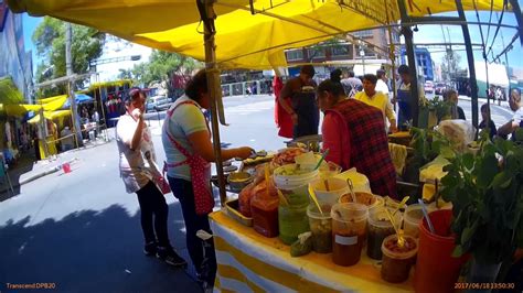 Venta De Comida En La Calle Ciudad De México Youtube