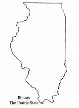 Outline Illinois Map State Maps Blank Clipart Il States Flag Clip Cliparts Chicago Capital Google Netstate Gif Tattoos Australia Library sketch template