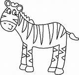 Coloring Pages Stripes Printable Zebra Color Getcolorings Attractive sketch template