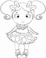 Doll Coloring Pages American Girl Dolls Printable Kids Getcolorings Color sketch template