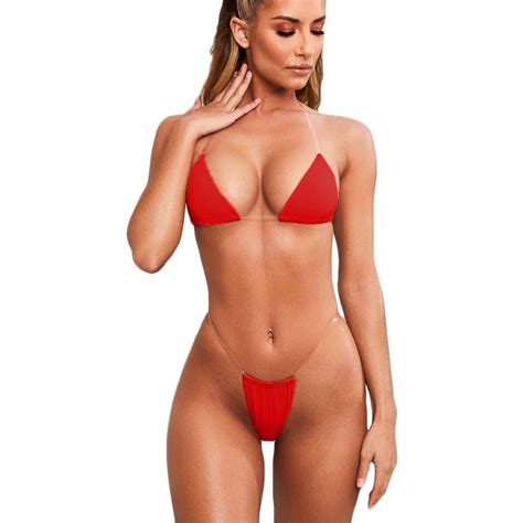 Sexy Swimwear 2020 Women Micro Bikini Thong Brazilian E
