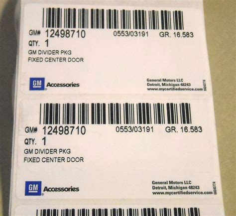 gmspo pre printed labels sample labels product pages
