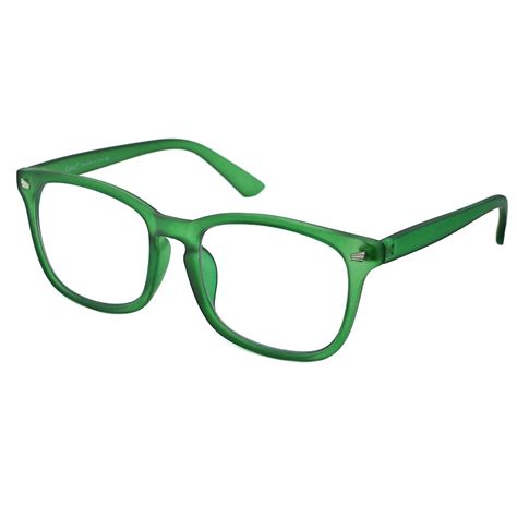 cyxus eye strain relief blue light blocking computer glasses green