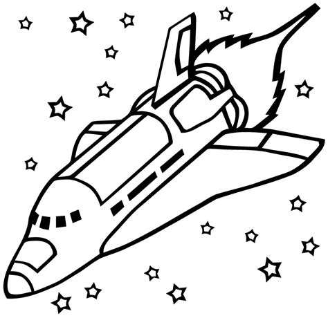rocket transportation  printable coloring pages