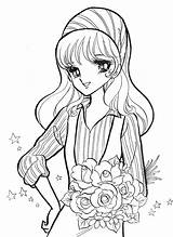 Coloring Pages Princess Cute Anime Manga Books Vintage Shoujo Choose Board Drawing sketch template