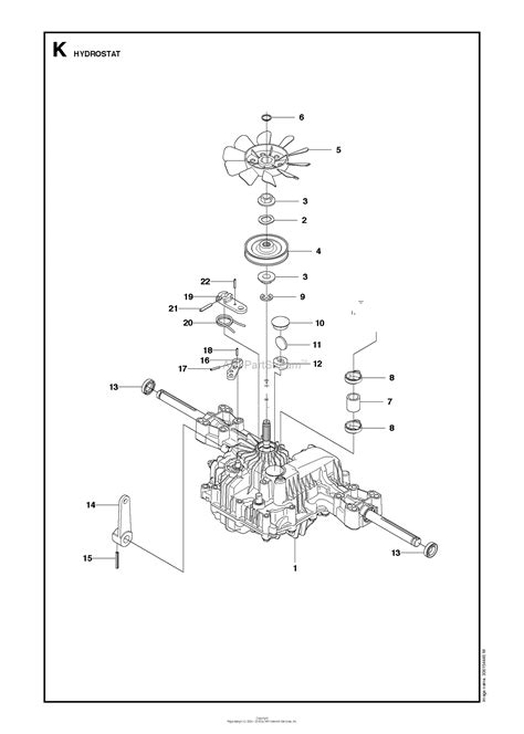 husqvarna rt    parts diagram  transmission