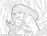 Gothel Mother Coloring Pages Tangled Getdrawings Getcolorings sketch template