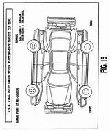 Damage Diagram Template Vehicle Sketch Coloring Patents Report Drawing sketch template
