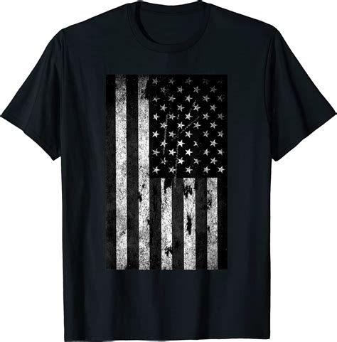mens black american flag t shirt clothing shoes and jewelry
