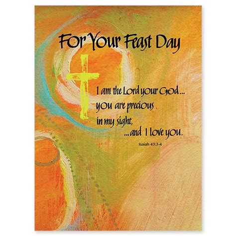 feast day feast day card