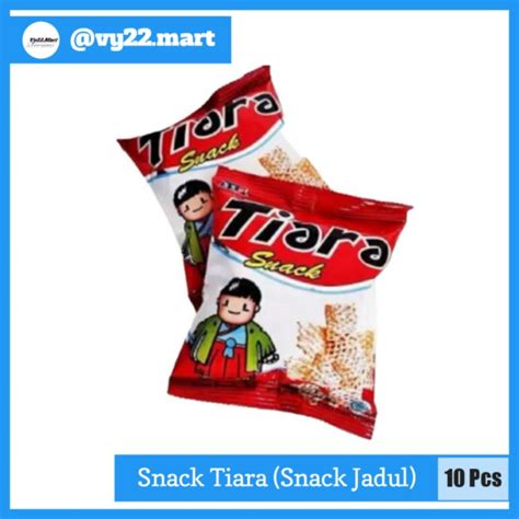 Jual Snack Tiara Jajan Jadul Isi 10pcs Ecer 500an Shopee Indonesia