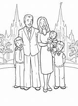 Coloring Family Clipart Pages Happy Library sketch template