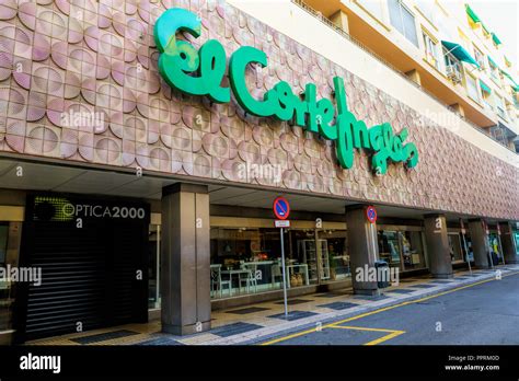 el corte ingles shopping center  res stock photography  images alamy