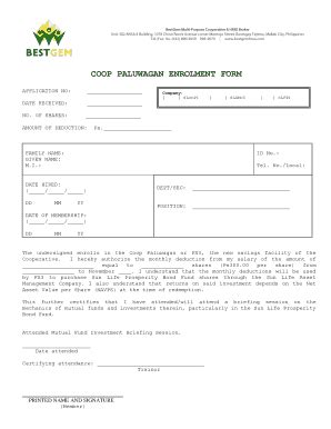 paluwagan contract fill  sign printable template