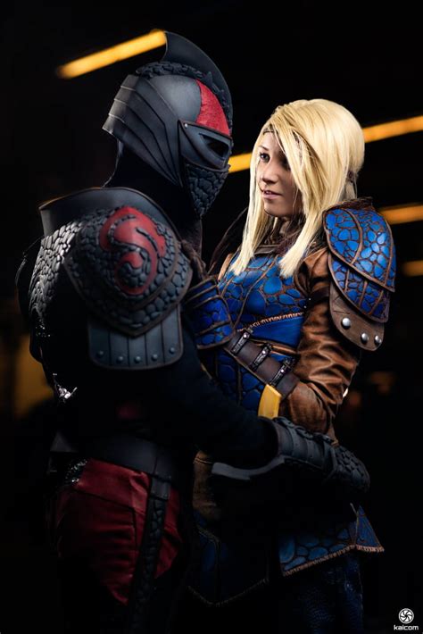 hiccup x astrid from how to train your dragon 3 with libs cosplay and pakupaku ru cosplay photo by