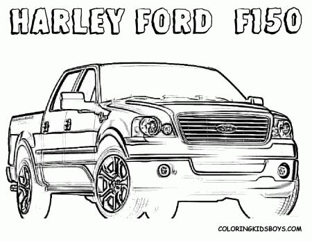 ford  pickup truck coloring page  printable coloring page