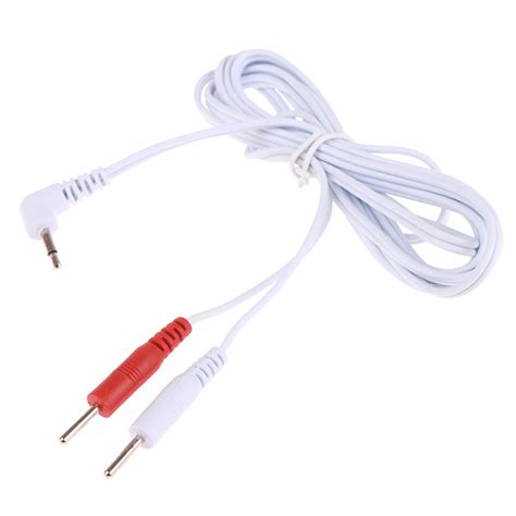 2 5mm Electrotherapy Electrode Lead Electric Shock Wires Cable For Tens