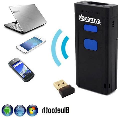 wireless bluetooth barcode scannersymcode mini portable barcode reader