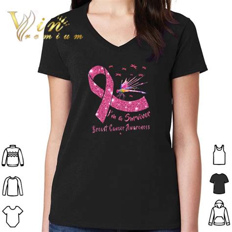 Official Dragon Fly Breast Cancer Awareness I’m A Survivor