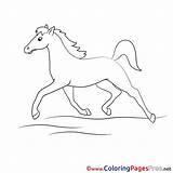 Coloring Pages Gallop Children Sheet Title sketch template