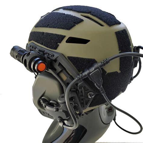 lumen zoomable tactical helmet light  arc rail  mercenary