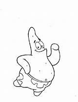 Coloring Patrick Star Clipart Printable Library Sketch Popular sketch template