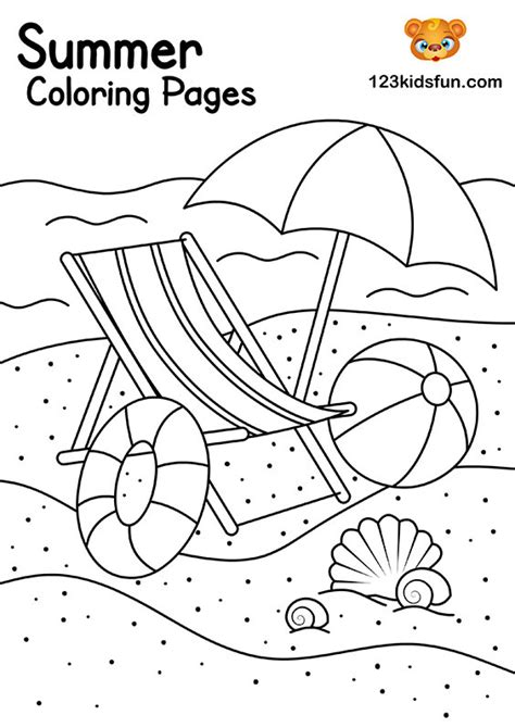 summer coloring page crayola   printable coloring page