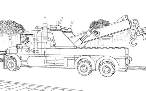 activities city legocom truck coloring pages lego coloring pages