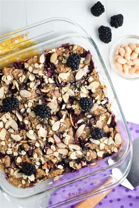 blackberry breakfast bars recipe super healthy kids