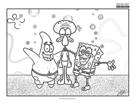 spongebob coloring sheets pdf