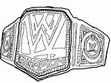 Wwe Drawing Championship Drawings Paintingvalley sketch template