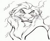 Coloring Pages Scar King Lion 10a5 Color Printable Info sketch template
