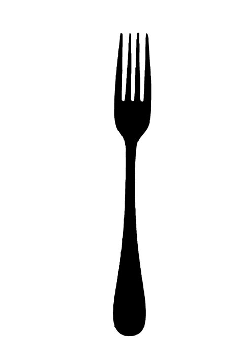 fork vector clipart