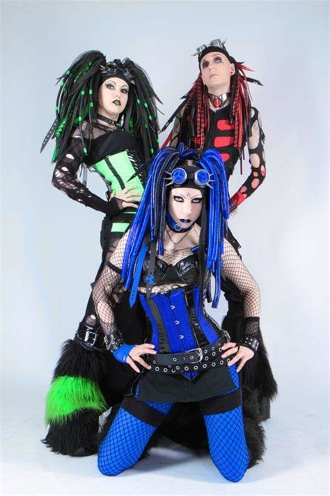 Cyber Gothic Cybergoth Cybergoth Fashion Goth Women