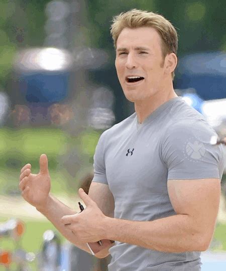 Holy Moly Chris Evans Arms