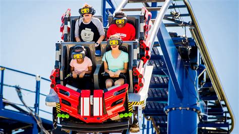legoland florida launches kid friendly virtual reality coaster travel
