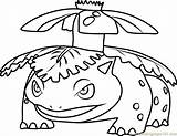 Pokemon Venusaur Pokémon Ivysaur Coloringpages101 Getdrawings sketch template