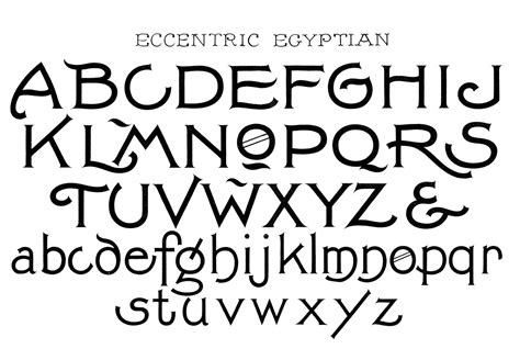 cool font alphabets