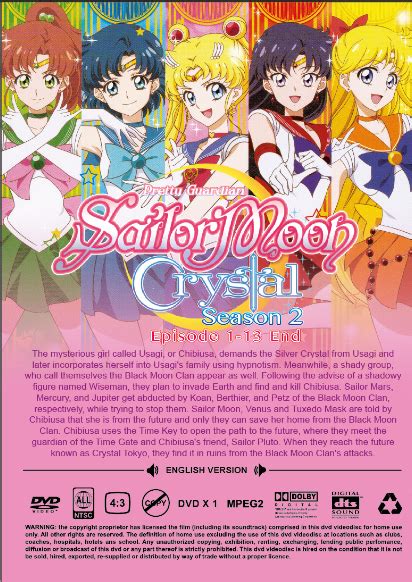 Dvd~ Pretty Guardian Sailor Moon Crystal Season 3 ~ Epi 1