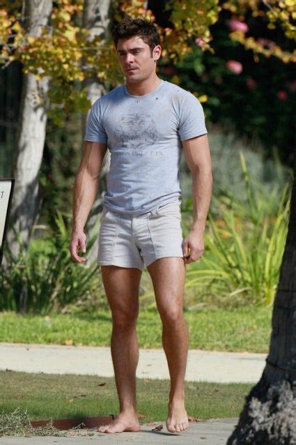Zac Efron Looks Impossibly Fit In Short Shorts On The Set