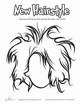 Hair Coloring Pages Curly Color Education Hairstyles Printable Getcolorings Adult Getdrawings Kaynak sketch template