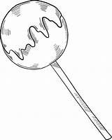 Lollipop sketch template