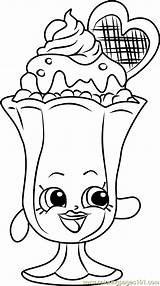 Coloring Shopkins Suzie Pages Moana Sundae Bottle Baby Pdf Color Coloringpages101 Getcolorings Online sketch template