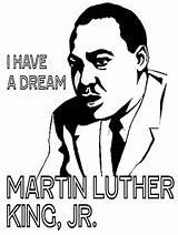 Coloring Luther Martin King Jr Pages Dream Kids Mlk History Printable Worksheets Dr Color Sheet Print Month Quotes Printables Preschool sketch template