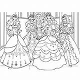 Barbie Coloring Pages Three Sisters Printable Princess Girls Kids Print Friends Musketeers Color Beautiful Baby Colour Barbies Adult Drawings Fashion sketch template