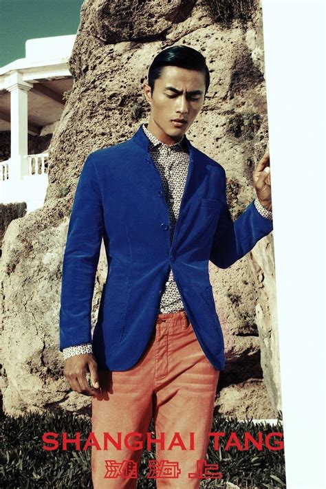 Glam Seaside Fashion Ads Shanghai Tang Mens Outfits
