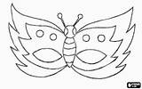 Mask Butterfly Masks Printable Coloring Template Para Carnival Mascara Mariposa Print Color Kids Imprimir Templates Craft Carnaval Mascaras Games Eye sketch template