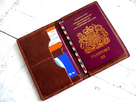 leather passport wallet passport case travel wallet